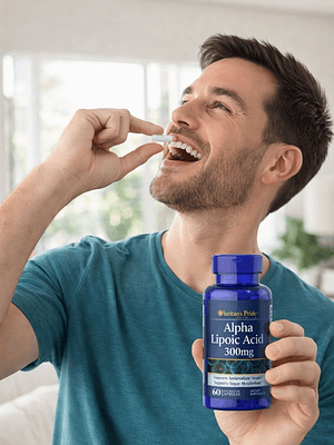 Alpha Lipoic Acid 300 mg Puritan’s Pride® | Antioxidante Celular y Soporte Metabólico | 60 Cápsulas | Colombia