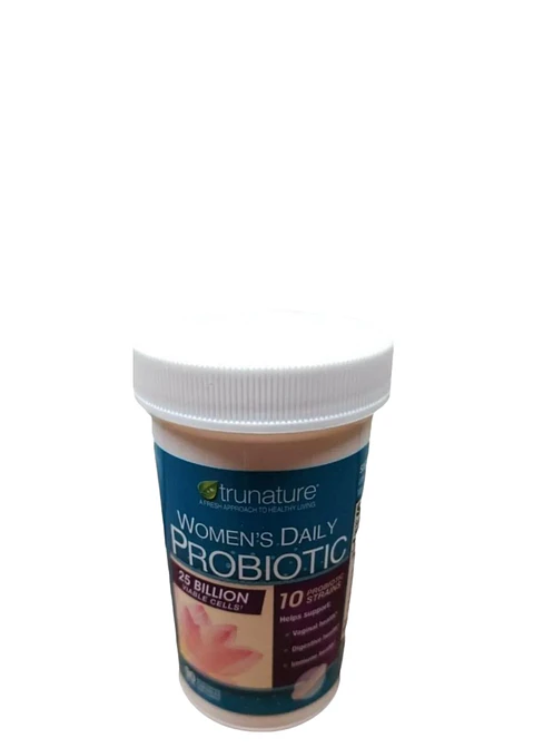 Trunature Women’s Daily Probiotic 10 Cepas | Soporte Digestivo y Femenino | Uso Diario  | 90 Cápsulas | Colombia