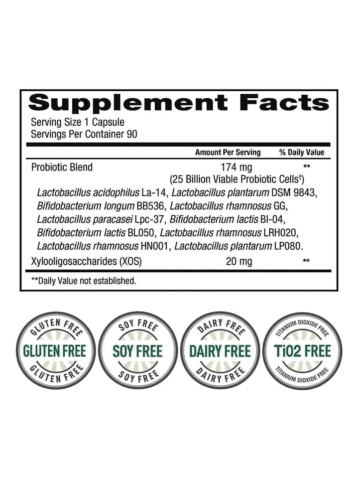 Trunature Women’s Daily Probiotic 10 Cepas | Soporte Digestivo y Femenino | Uso Diario  | 90 Cápsulas | Colombia 3