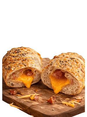 Palo Artesanal de Tocineta y Queso cheddar | Masa Madre Natural | Hecho Bajo Pedido  | Sin Conservantes | Fermentación Lenta | Minimo 10 unidades por pedido