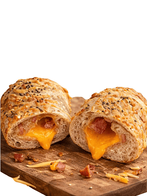 Palo Artesanal de Tocineta y Queso cheddar | Masa Madre Natural | Hecho Bajo Pedido  | Sin Conservantes | Fermentación Lenta | Minimo 10 unidades por pedido