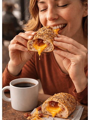 Palo Artesanal de Tocineta y Queso cheddar | Masa Madre Natural | Hecho Bajo Pedido  | Sin Conservantes | Fermentación Lenta | Minimo 10 unidades por pedido