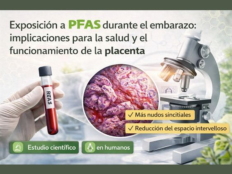 Estudio: Exposición a PFAS durante el embarazo: implicaciones para la salud y el funcionamiento de la placenta