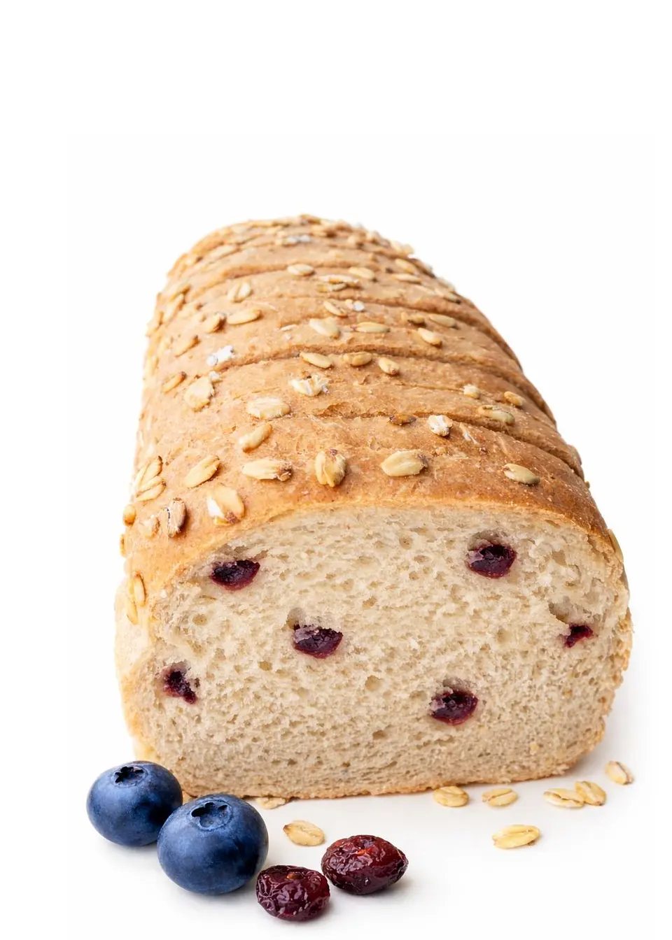 Pan Masa Madre de Avena y Arándanos Tajado 520 g | Fermentación Natural | Sin Conservantes Artificiales | Artesanal | Sin Azúcar, Sin Lácteos | Hecho Bajo Pedido 1