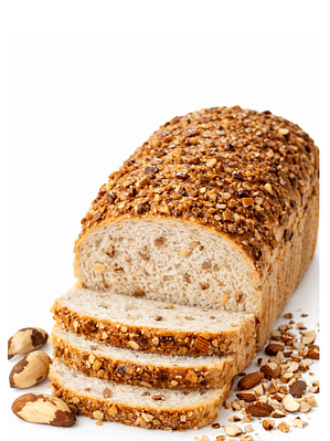 Pan Integral de Nuez del Brasil y Almendras Tajado 480 g | Artesanal | Sin Azúcar, Sin Lácteos | Hecho Bajo Pedido