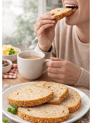 Pan Tajado de Quinua 640 g | Sin Azúcar | Vegano | Fuente de Fibra | Hecho Artesanalmente