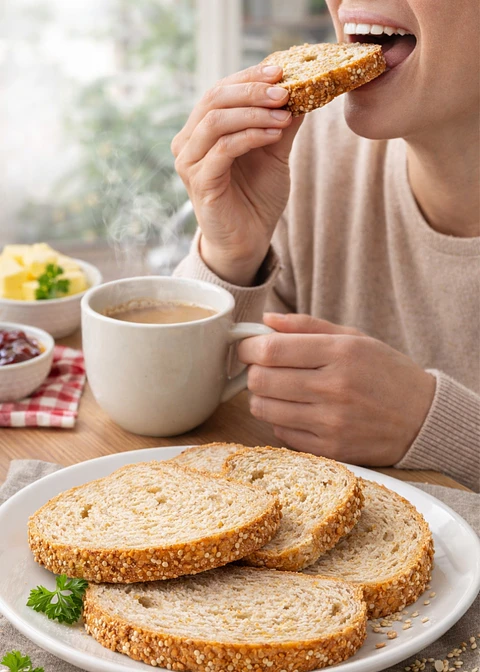 Pan Tajado de Quinua 640 g | Sin Azúcar | Vegano | Fuente de Fibra | Hecho Artesanalmente