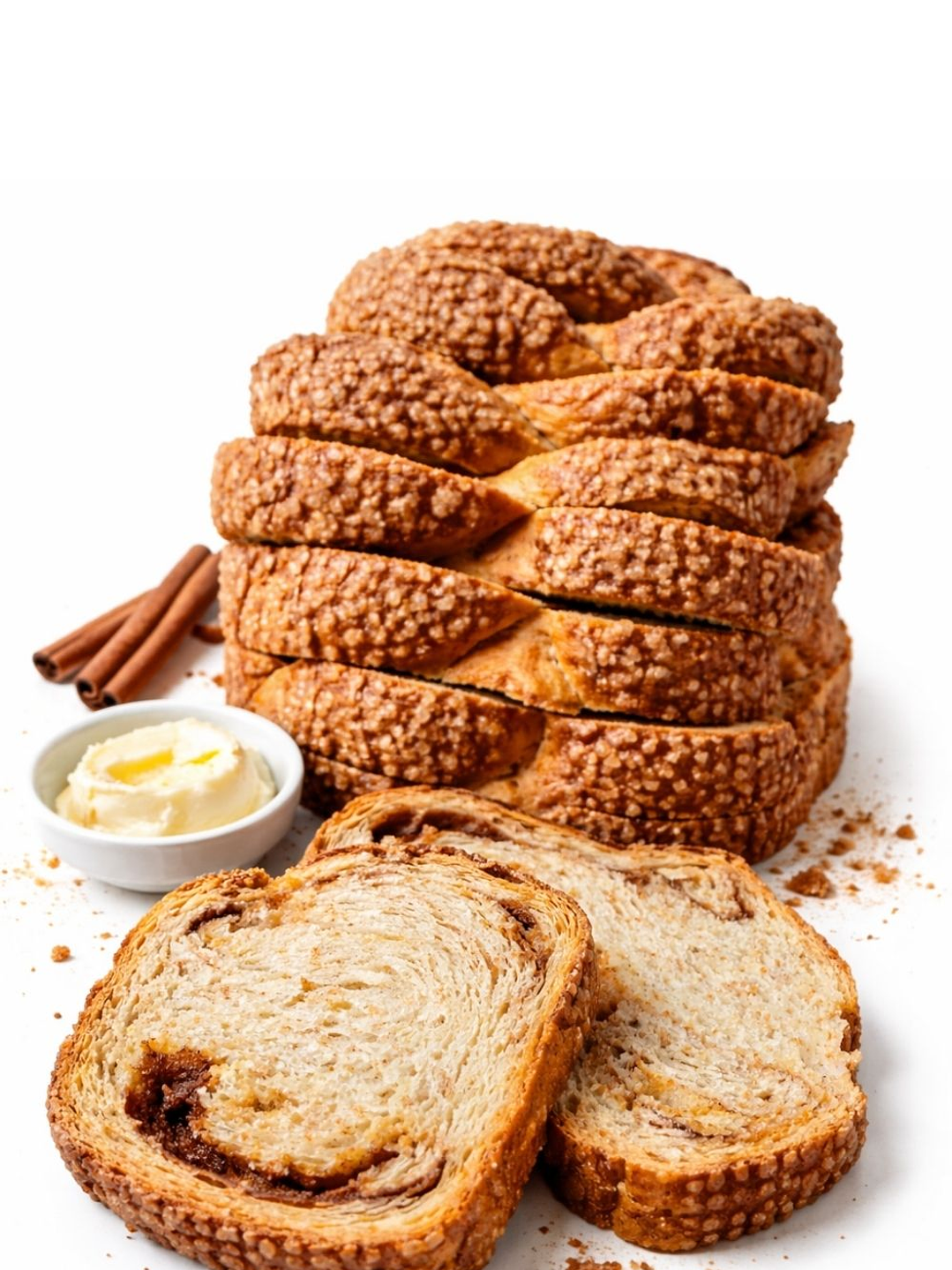 Tostadas Dulces y Caneludas Integrales (9 unidades) | Fuente Natural de Fibra | Sin Huevo ni Lácteos 1