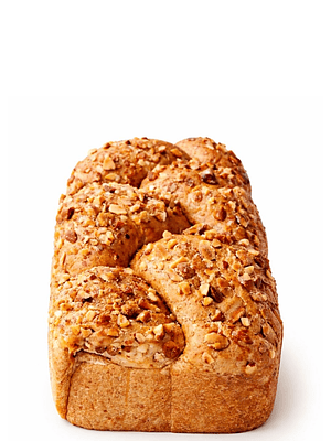 Pan Integral de Miel Maple y Almendras 400 g | Sin Azúcar | Vegano | Fuente Natural de Fibra