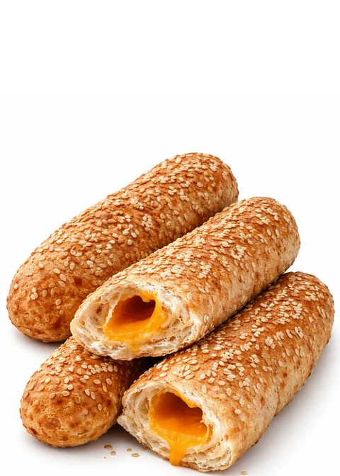 Cuatro Palos de Queso Vegano de Soya tipo Americano con Ajonli 14 cm 260g | Sin Azúcar | Sin Lactosa | Alto en Proteína | Apto para Veganos