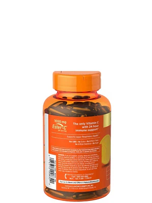 Nature’s Bounty Immune 24 Horas 1000 mg Ester-C® | Soporte Inmunológico Prolongado 24 h | Vitamina C + Zinc + Vitaminas A y D | 120 Cápsulas | Sin Gluten | Sin Colorantes Artificiales | Colombia