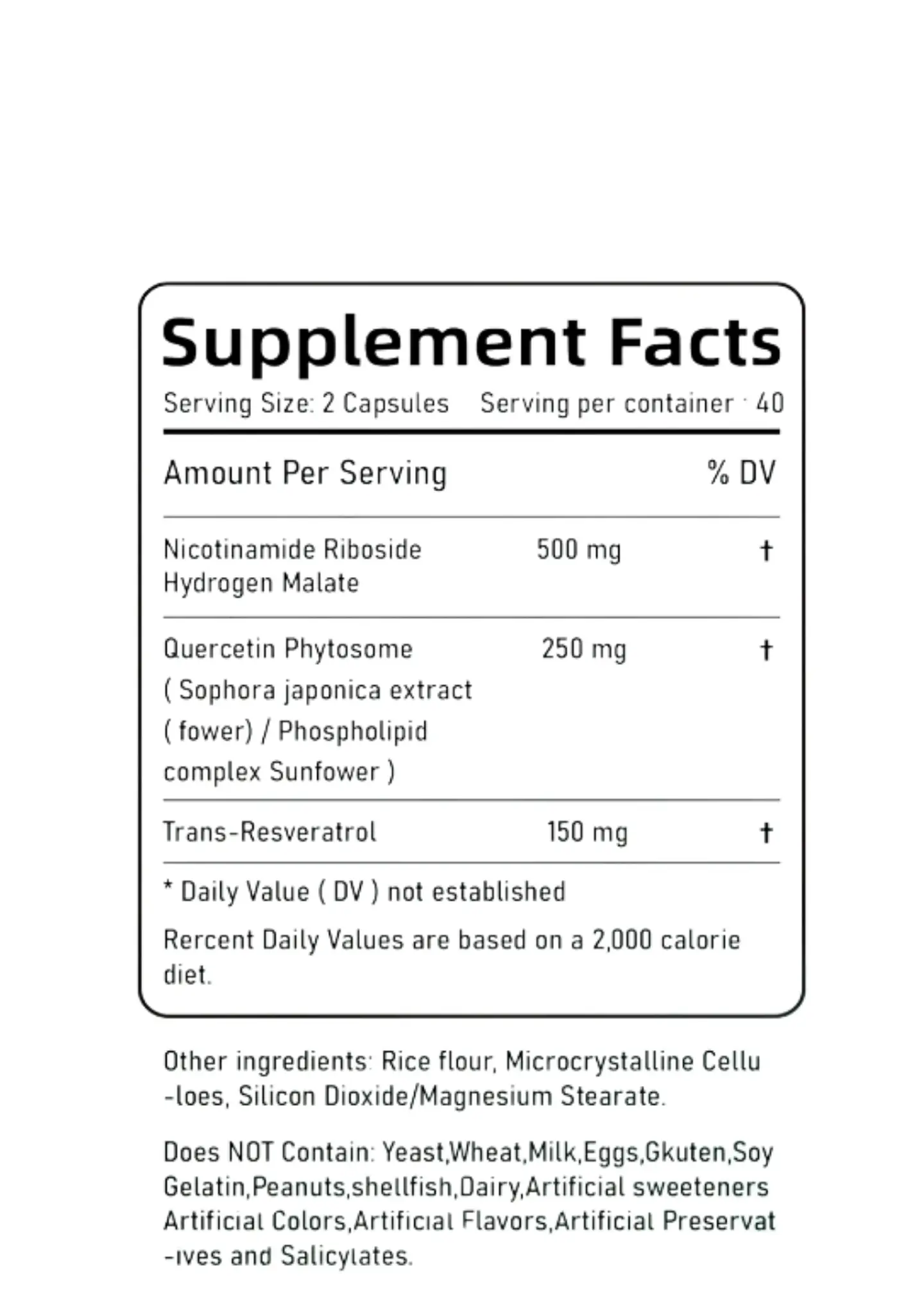 Suplemento NAD+ 900 mg con Resveratrol y Quercetina | Ribósido de Nicotinamida Liposomal | Energía Celular y Anti-Edad | 80 Cápsulas | Sin Gluten ni OMG | Colombia 3