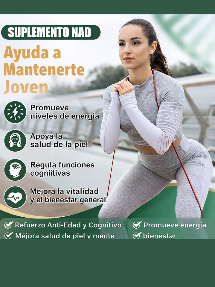Suplemento NAD+ 900 mg con Resveratrol y Quercetina | Ribósido de Nicotinamida Liposomal | Energía Celular y Anti-Edad | 80 Cápsulas | Sin Gluten ni OMG | Colombia 2