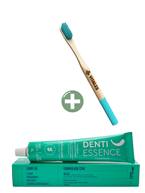 🪥 Combo Cuidado Oral Natural – Crema Dental sin Flúor + Cepillo de Bambú | Ahorra Más con Higiene Consciente
