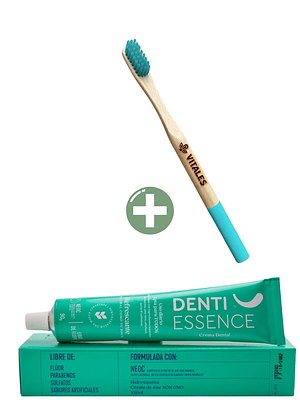 🪥 Combo Cuidado Oral Natural – Crema Dental sin Flúor + Cepillo de Bambú | Ahorra Más con Higiene Consciente