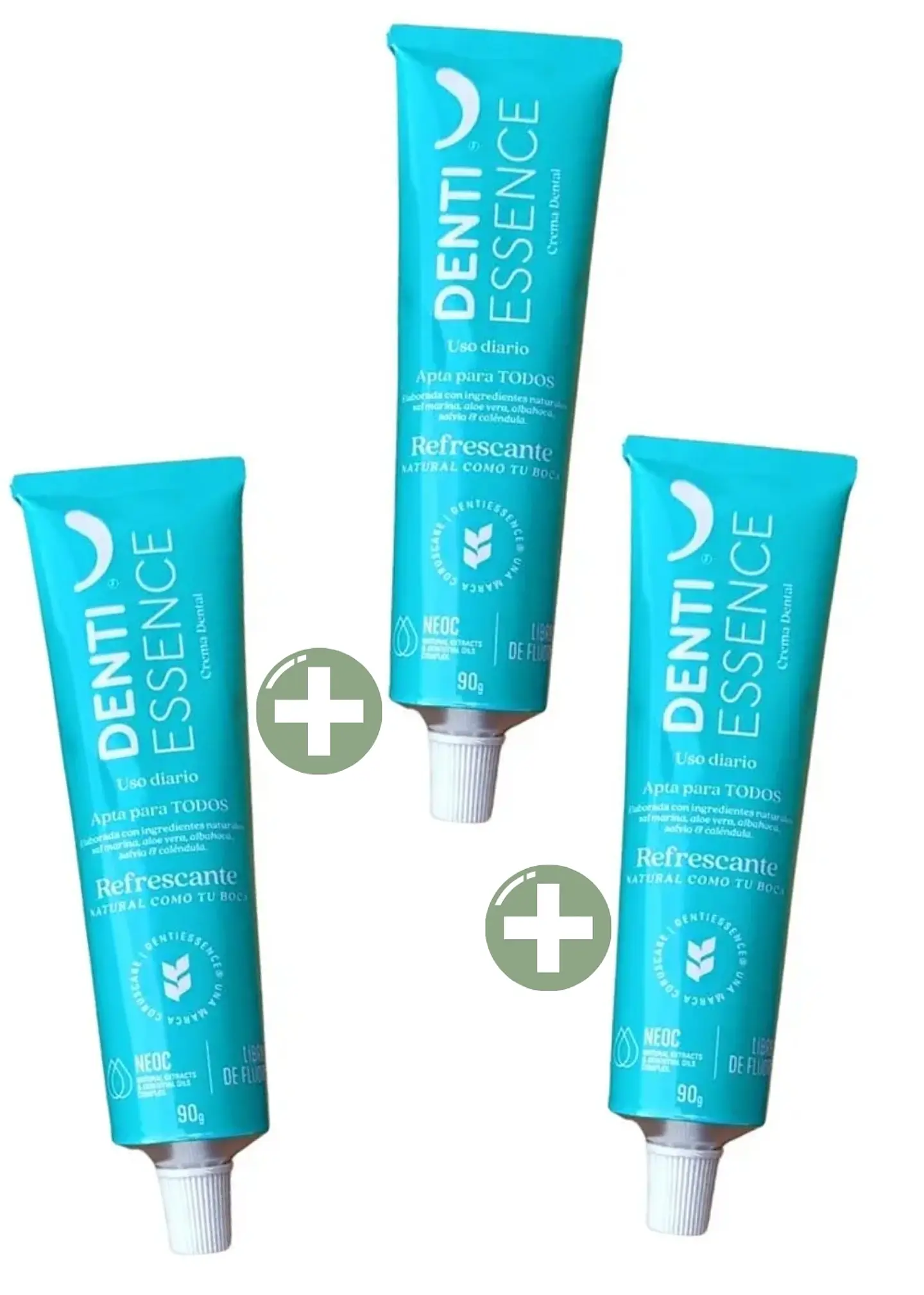 🪥✨Combo Cuidado Oral 3 Cremas Dentales Naturales sin Flúor 90g | Sonrisa Sana y Refrescante | Sin Parabenos ni Sulfatos | Ahorra Más en tu Rutina Consciente 1