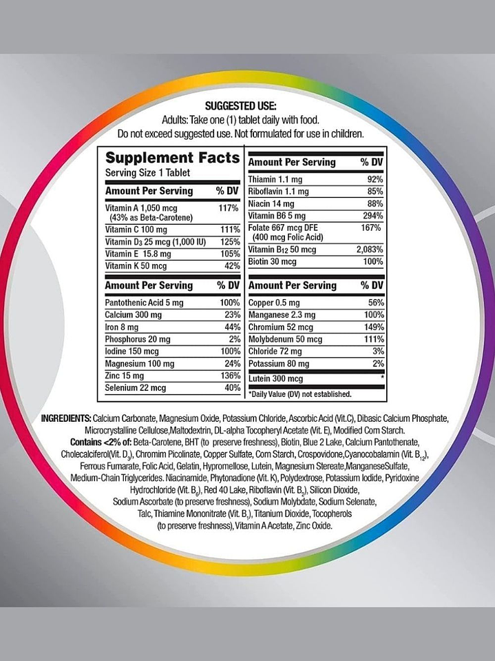 Centrum Silver Women 50 Plus x275 Tabletas | Multivitamínico para Mujeres +50 | Huesos Fuertes, Memoria Activa y Bienestar Diario | Colombia 3