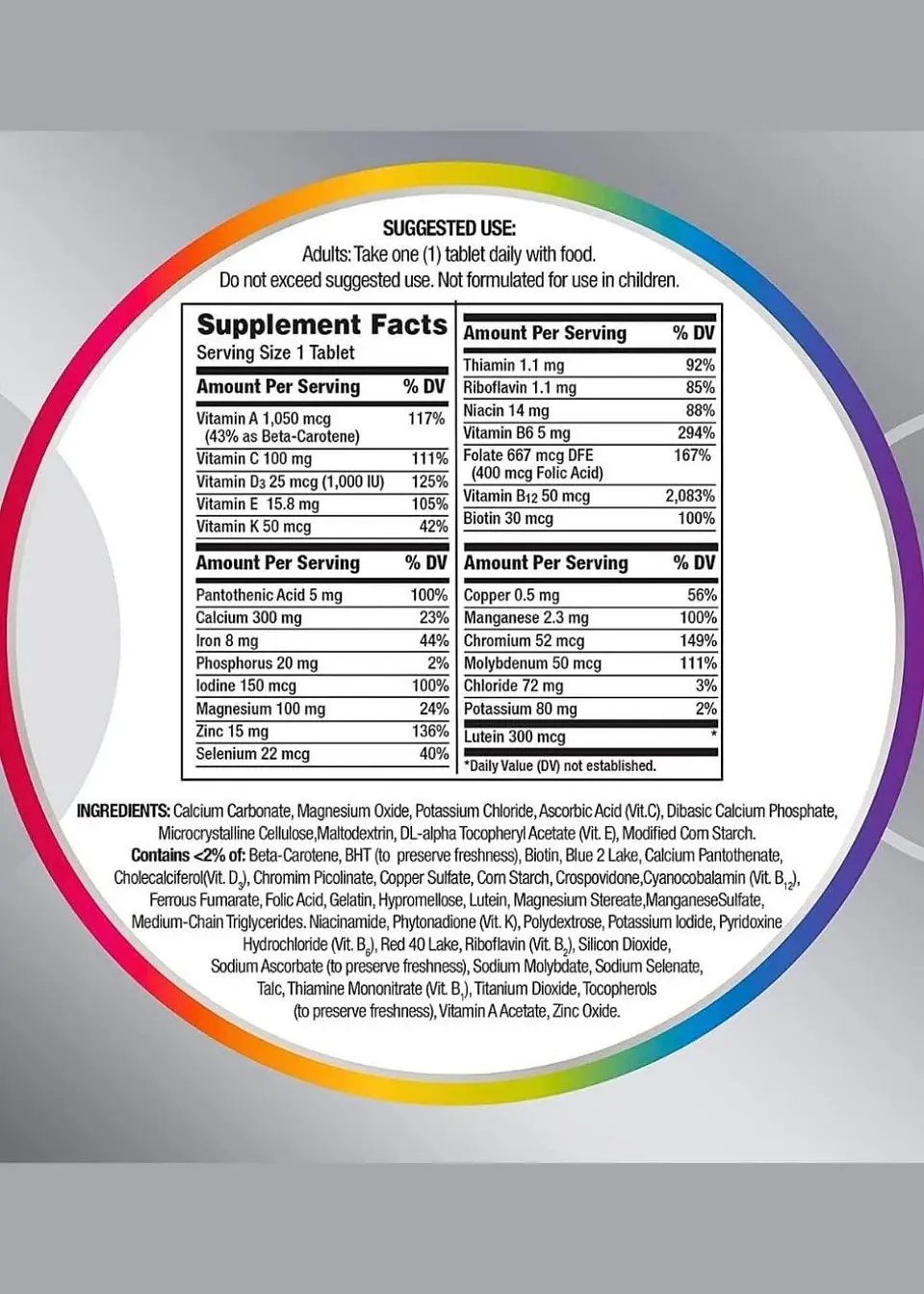Centrum Silver Women 50 Plus x275 Tabletas | Multivitamínico para Mujeres +50 | Huesos Fuertes, Memoria Activa y Bienestar Diario | Colombia 3