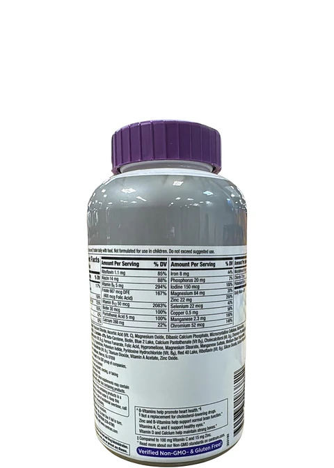 Centrum Silver Women 50 Plus x275 Tabletas | Multivitamínico para Mujeres +50 | Huesos Fuertes, Memoria Activa y Bienestar Diario | Colombia