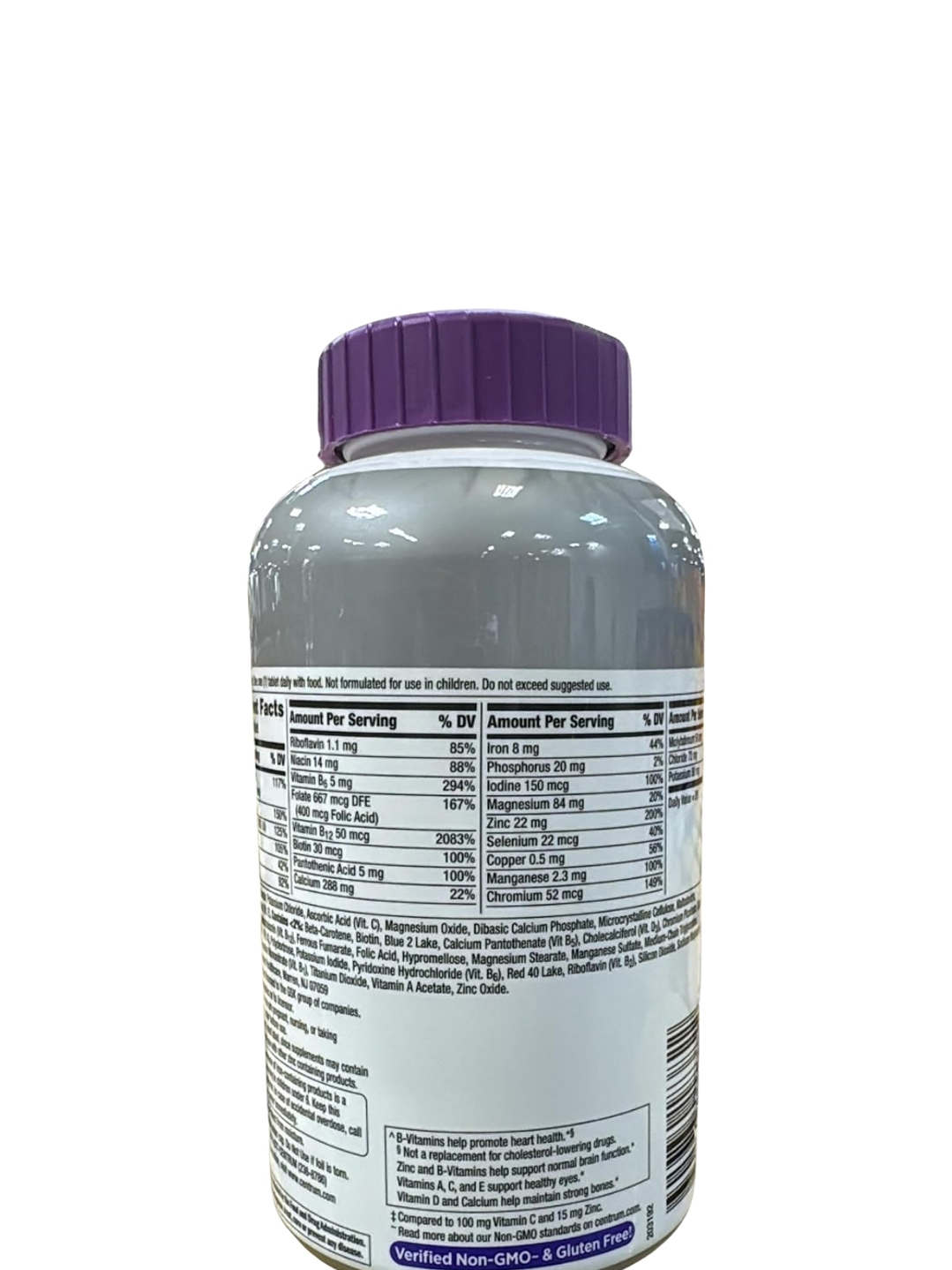 Centrum Silver Women 50 Plus x275 Tabletas | Multivitamínico para Mujeres +50 | Huesos Fuertes, Memoria Activa y Bienestar Diario | Colombia 2