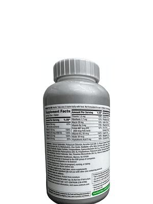 Multivitamínico Centrum Silver Adults 50+ x325 tabletas | Memoria, Corazón, Huesos y Bienestar Diario | Colombia