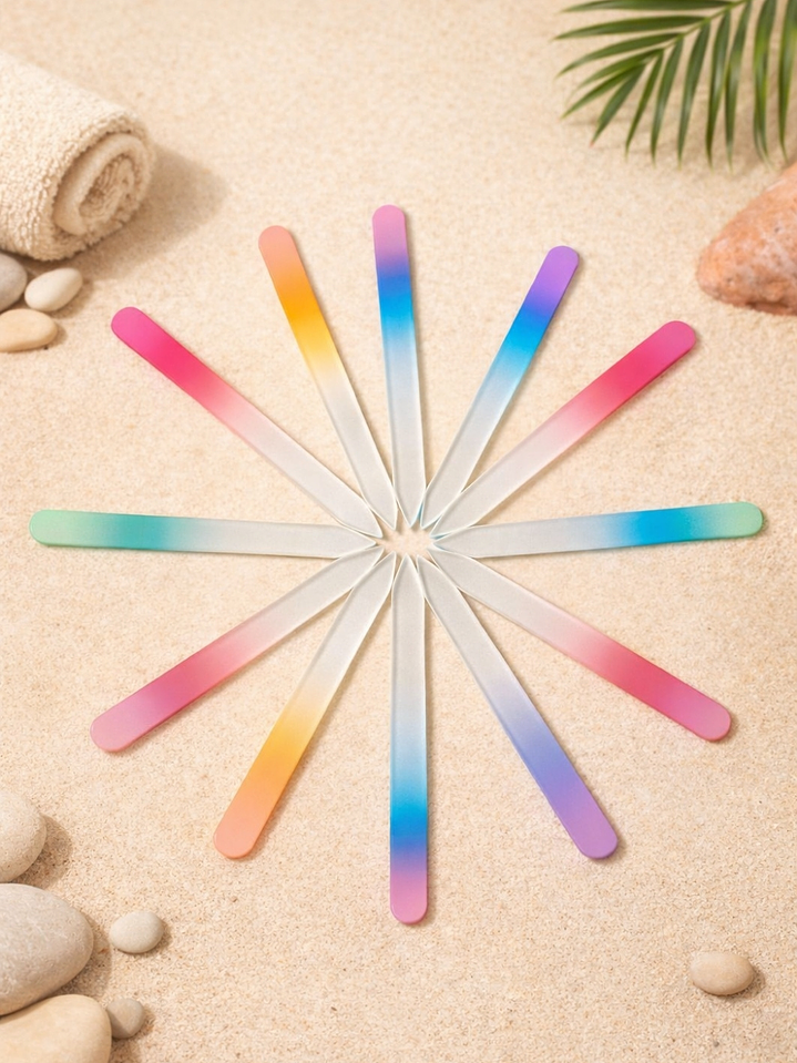 Lima de Cristal Profesional 14 cm | Alta Durabilidad para Manos | Uñas Suaves, Fuertes y Saludables 3