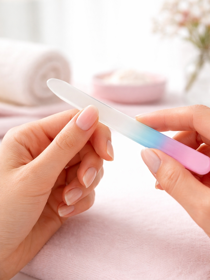 Lima de Cristal Profesional 14 cm | Alta Durabilidad para Manos | Uñas Suaves, Fuertes y Saludables 2