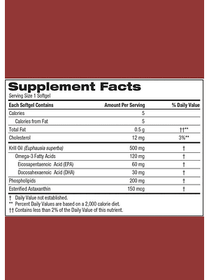 Kirkland Aceite de Krill  500 mg x 160 Cápsulas Blandas | Omega-3 Premium con Astaxantina | Alta Absorción | Verificado USP | Colombia