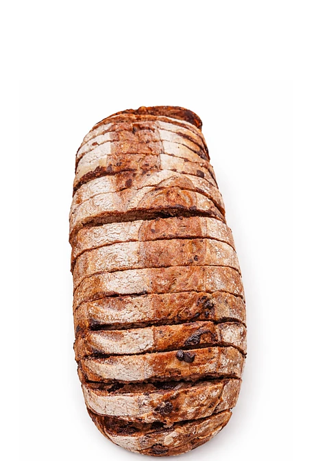 Pan Masa Madre con Chocolate 55% familiar 835g 15 rodajas Fermentación Natural | Harina Blanca e Integral con Aceite de Oliva Extra Virgen