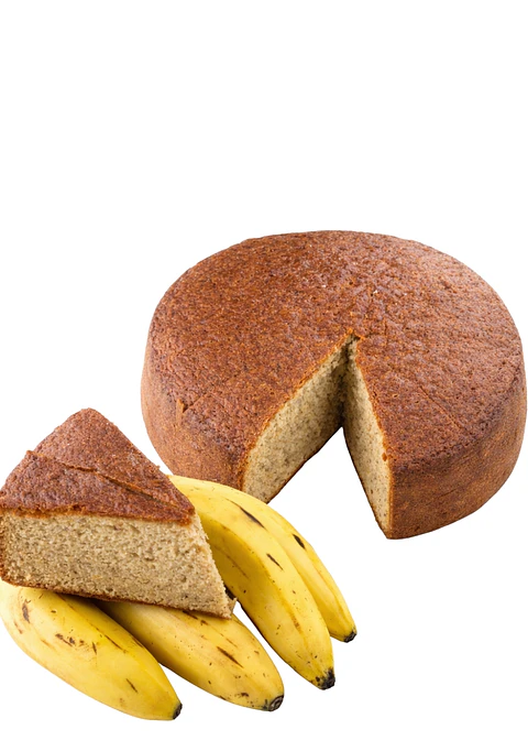 Torta de Banano Gourmet 2,2 kg Entera | Tipo Cafés de Especialidad | 16 Porciones | Sin Grasas Trans  | Preparación Artesanal