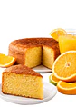 Torta de Naranja Gourmet 2,2 kg Entera | Tipo Cafés de Especialidad | 16 Porciones | Sin Grasas Trans | Preparación Artesanal - Miniatura 1