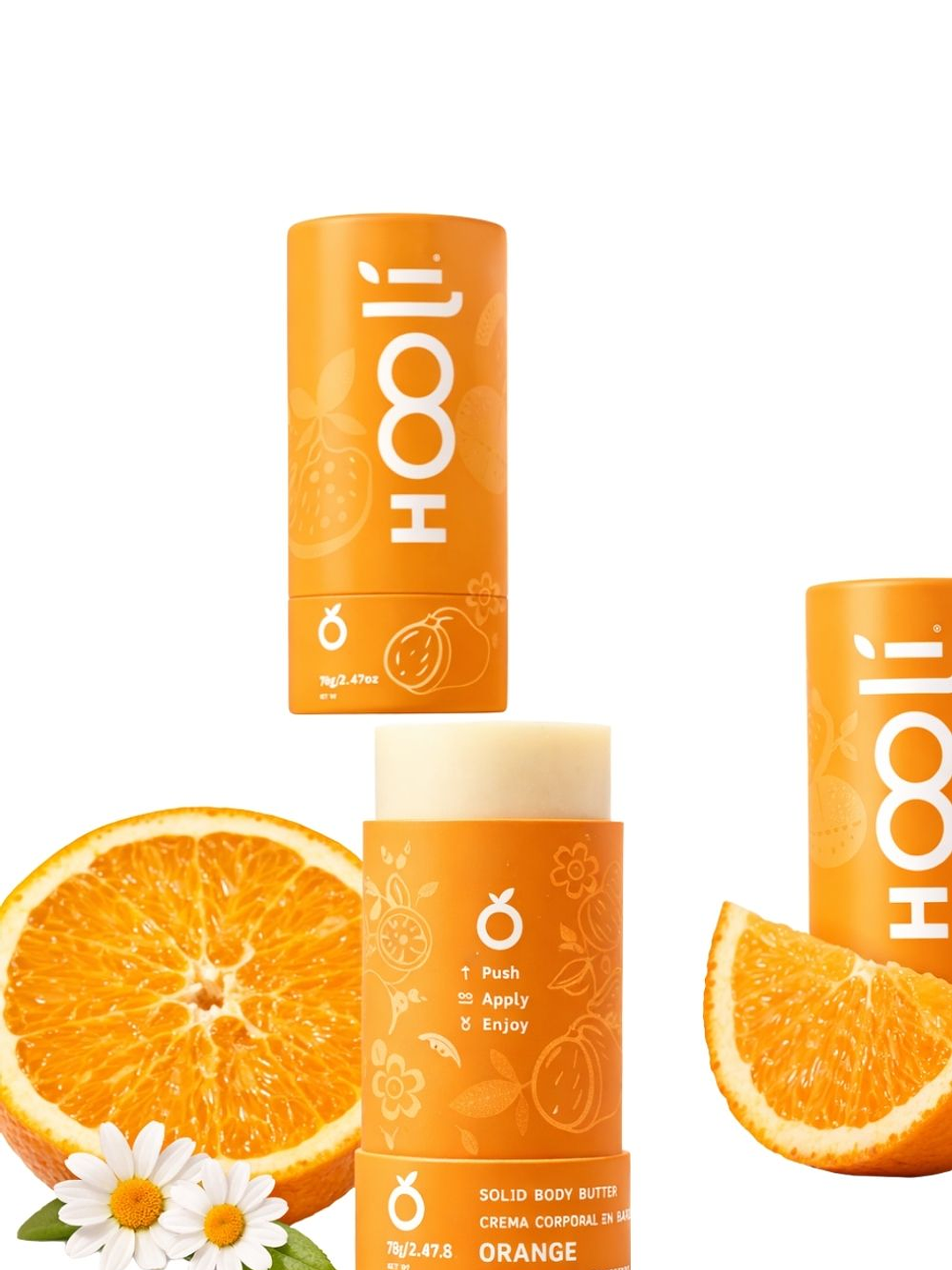 Crema Hidratante en Barra con Aceite Esencial de Naranja 70 g | Nutrición Natural para la Piel | Hidratación Profunda y Aroma Cítrico 1