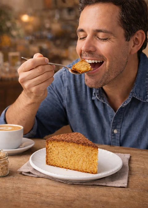 Torta entera de Coco y Calabaza Gourmet 2,2 kg | 16 Porciones | Bizcocho Artesanal Tipo Chiffon | Estilo Cafés de Especialidad  