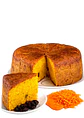 Torta de Zanahoria y Pasas Gourmet 2,2 kg | 16 Porciones | Bizcocho Artesanal Tipo Chiffon | Estilo Cafés de Especialidad - Miniatura 1