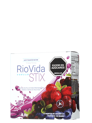 4Life | RioVida STIX™ Tri-Factor® Formula – Antioxidantes de Açaí, Granada y Uva con Refuerzo Inmunitario Natural | Colombia