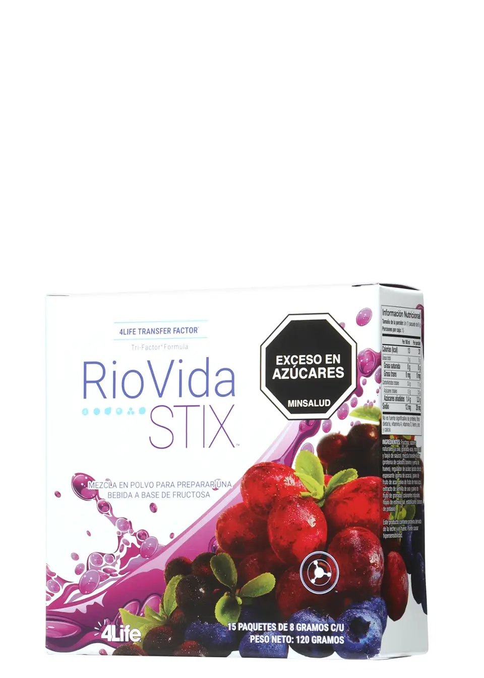 4Life | RioVida STIX™ Tri-Factor® Formula – Antioxidantes de Açaí, Granada y Uva con Refuerzo Inmunitario Natural | Colombia 1