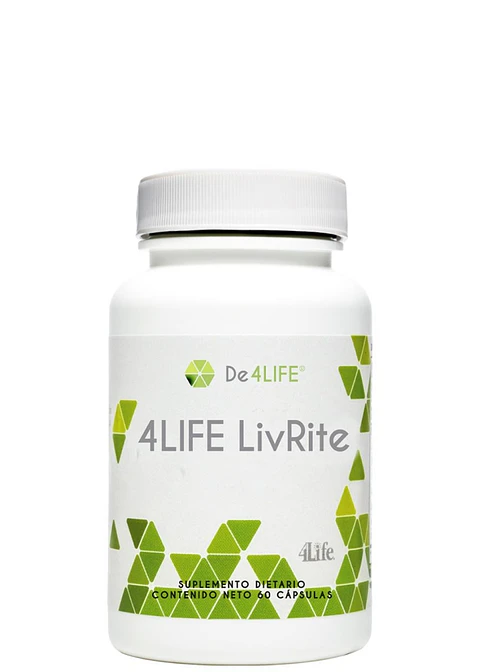 4Life LivRite® 60 cápsulas | Protección y desintoxicación natural del hígado | Colombia