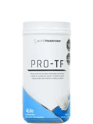 4Life Pro-TF Proteína Ultrahidrolizada Vainilla 782g | Alta Absorción, Músculo Magro y Recuperación Rápida | Colombia