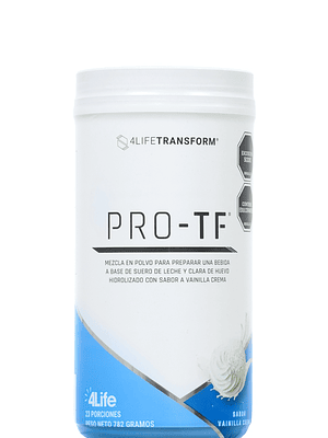 4Life Pro-TF Proteína Ultrahidrolizada Vainilla 782g | Alta Absorción, Músculo Magro y Recuperación Rápida | Colombia