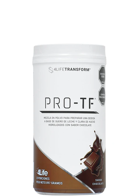 Proteína Ultrahidrolizada 4Life Pro-TF Chocolate 897g | Alta Absorción, Músculo Magro y Recuperación Rápida | Colombia