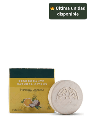 Desodorante Natural para Pieles Sensibles sin Bicarbonato 60 g | Sin Sales de Aluminio | Control Natural del Sudor