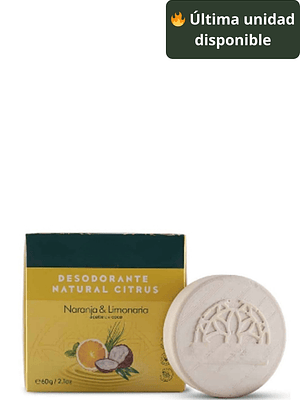 Desodorante Natural para Pieles Sensibles sin Bicarbonato 60 g | Sin Sales de Aluminio | Control Natural del Sudor