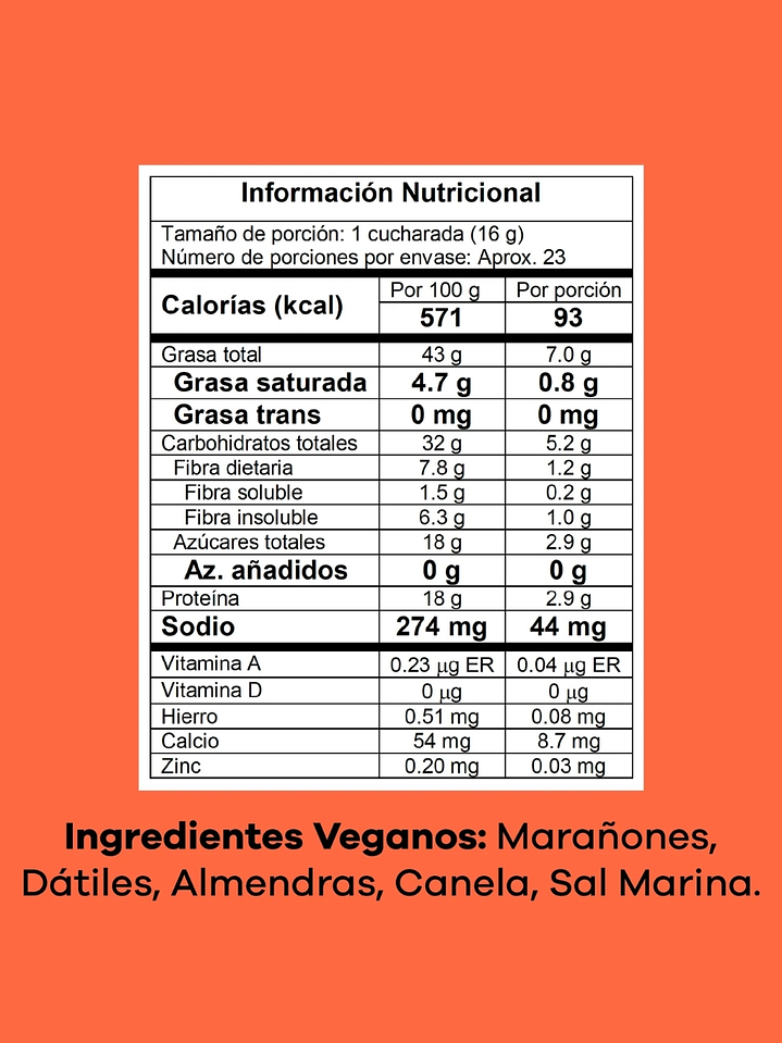 Crema Natural de Marañón y Almendras con Dátiles y Canela 370 g | Dulce Natural Sin Azúcar Añadida | 100% Natural 4