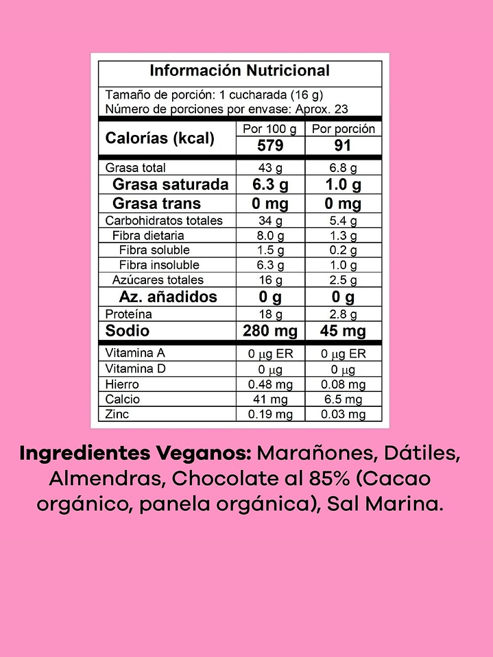 Crema Natural de Marañón y Almendras con Dátiles y Chocolate 370 g | Dulce Natural Sin Azúcar Añadida | Untable 100% Natural 3
