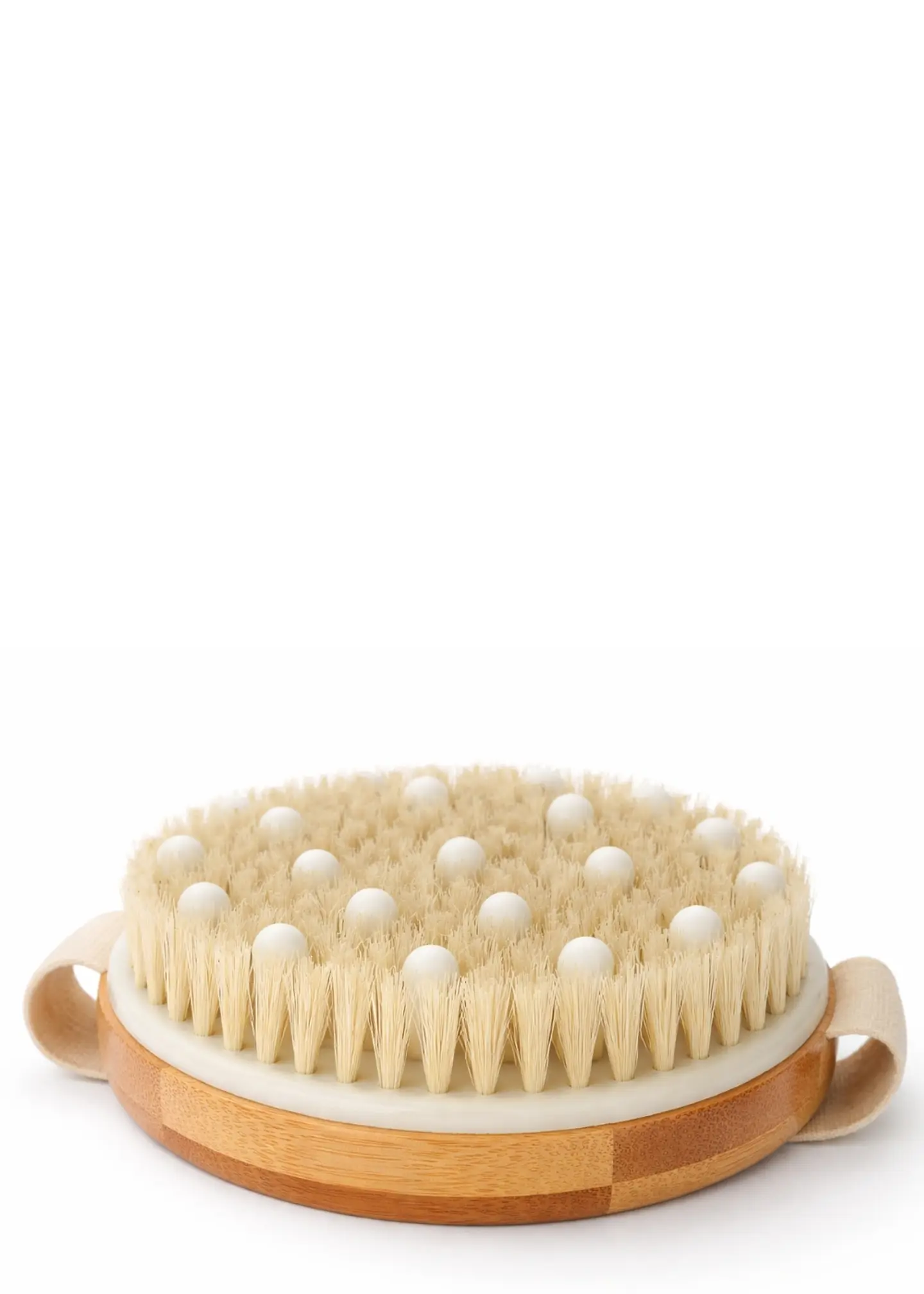 Cepillo Corporal de Bambú con Nódulos de Masaje | Exfoliación Natural y Estimulación de la Circulación | Cepillado en Seco o en Ducha 1