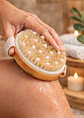 Cepillo Corporal de Bambú con Nódulos de Masaje | Exfoliación Natural y Estimulación de la Circulación | Cepillado en Seco o en Ducha - Miniatura 2
