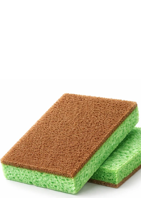 Esponja de Celulosa Natural Ecológica Biodegradable | Súper Absorbente | No Raya | Alternativa Sostenible a las Esponjas Plásticas