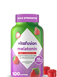 Melatonina en Gomitas 10 mg Vitafusion 100 Gomitas | Apoyo Natural para Dormir Mejor | Sabor Fresa | Sin Gluten ni Colorantes Artificiales | Colombia - Miniatura 1