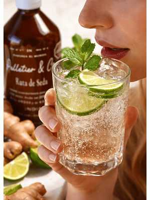 Ruta de Seda – Syrup de Jengibre de los Andes y Kerala 510 ml Perfil especiado sofisticado | Para sodas, cócteles y bebidas naturales | Rinde 2.5–3 Litros