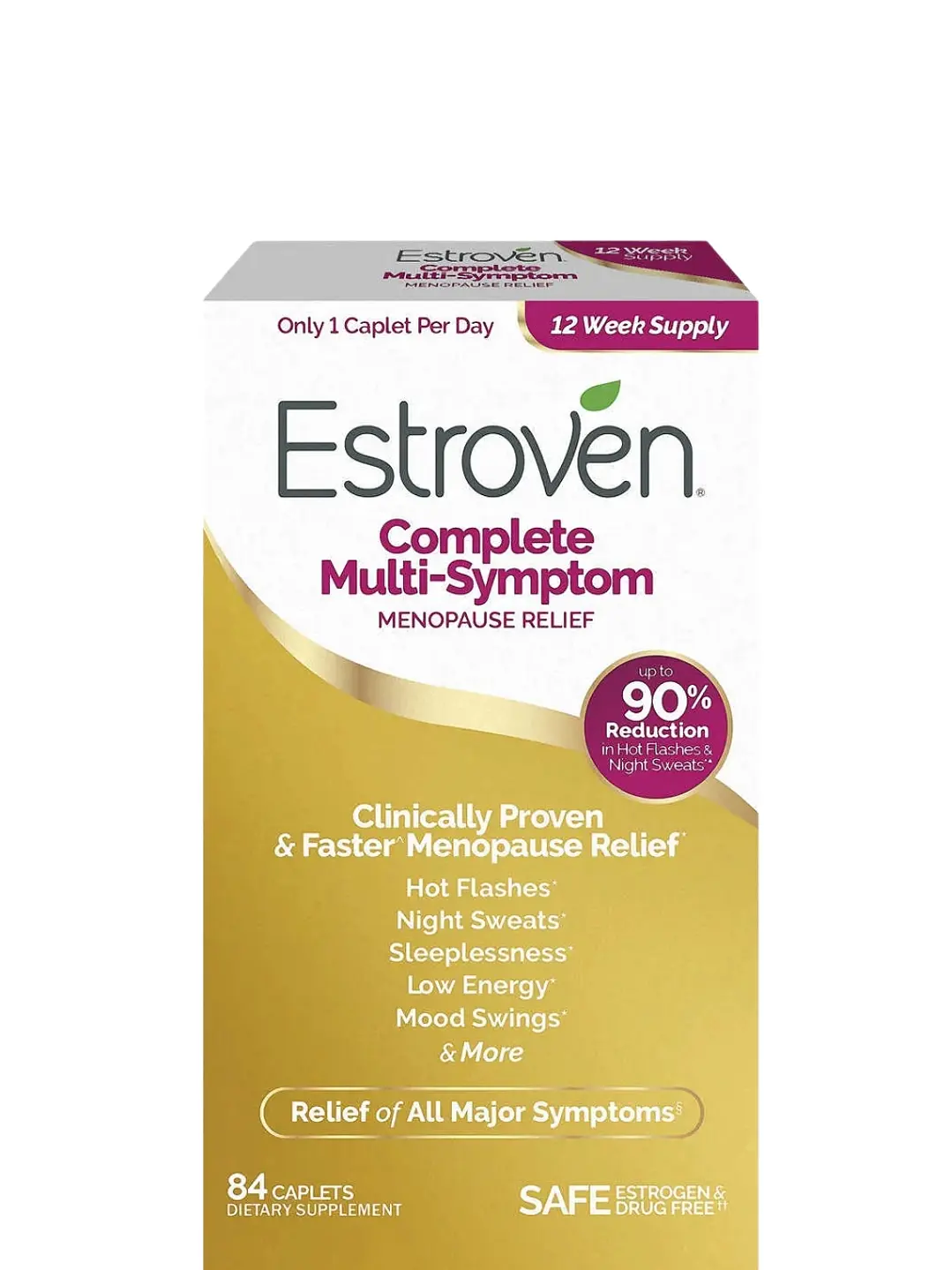 Estroven Complete Multi-Symptom Menopause 84 Cápsulas | Alivio Integral de la Menopausia | Sin Hormonas | Control Sofocos, Estrés y Sueño | Colombia 1